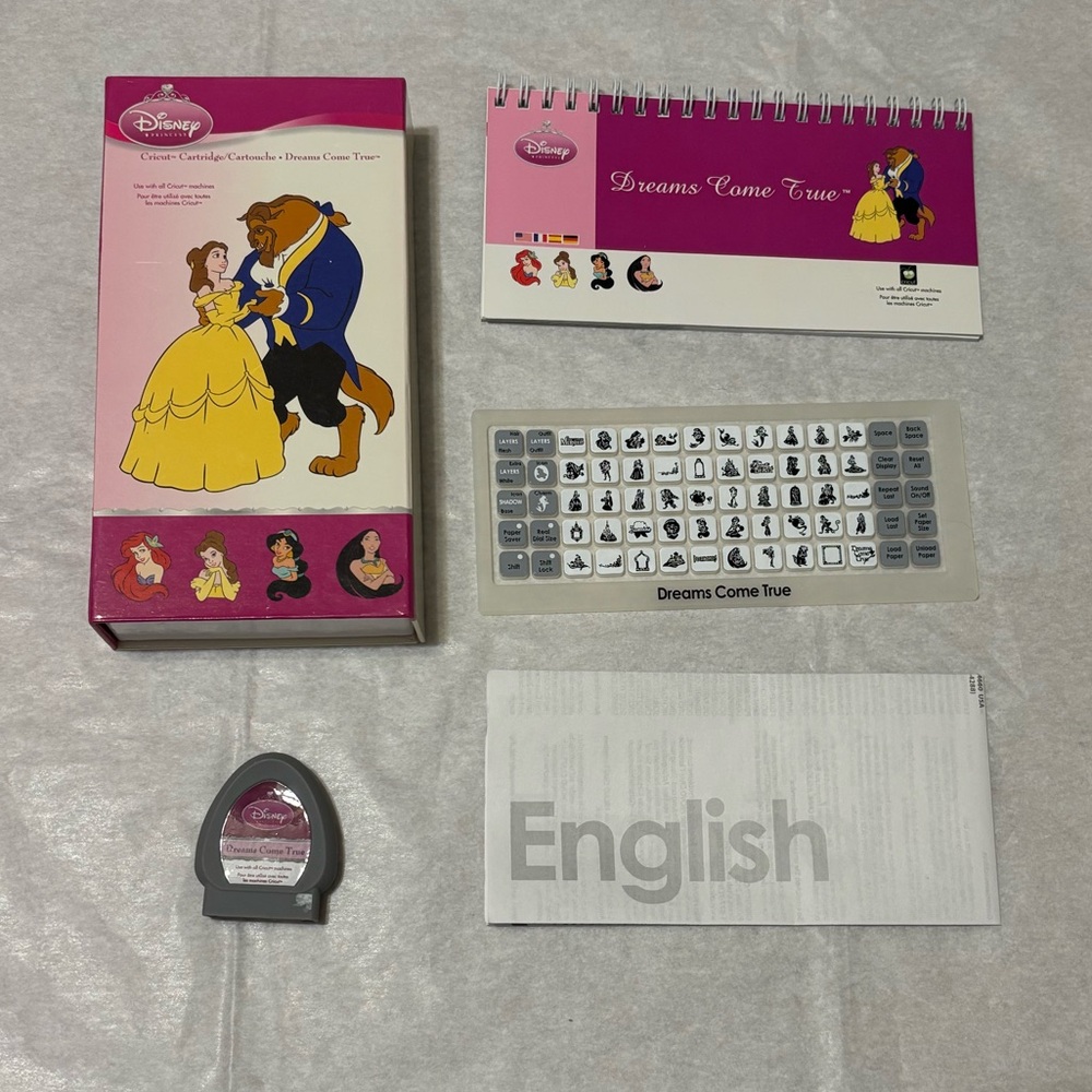 Cricut Disney Dreams Come True Cartridge Set